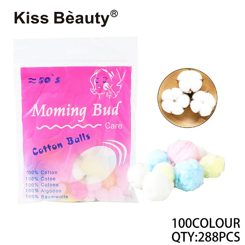 Bolas de Algodón Suaves 100% Algodón Kiss Bèauty para Cuidado Facial - Chuys Beautys | Chuy's Beautys