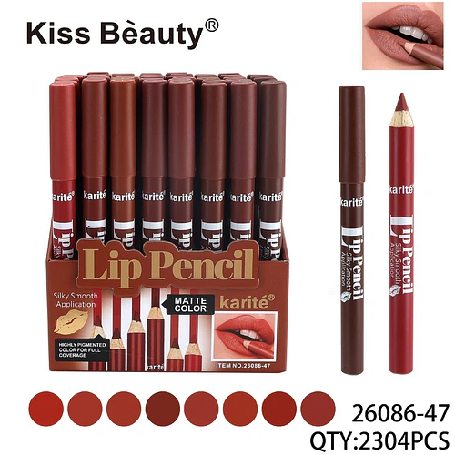 Delineador de Labios Mate Kiss Beauty con Aplicación Suave y Sedosa - Chuys Beautys | Chuy's Beautys