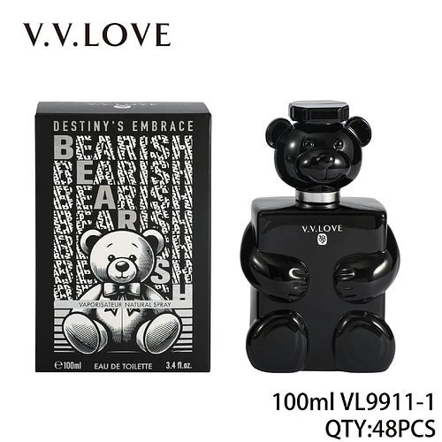 Eau de Toilette V.V.LOVE Bearish Black Teddy para hombre 100ml - Chuys Beautys | Chuy's Beautys
