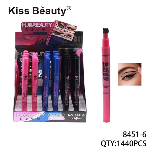 Delineador de Ojos Doble Punta con Sello HUXIABEAUTY para un Trazo Perfecto - Chuys Beautys | Chuy's Beautys