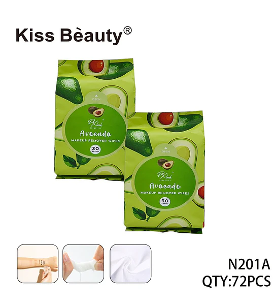 Toallitas Desmaquillantes de Palta Kiss Bèauty PX Look 30 Hojas