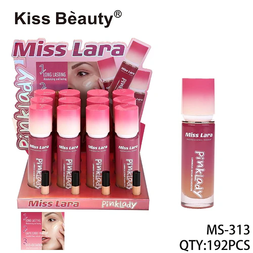 Base de Maquillaje Sérum Luminosa Miss Lara Pinklady Larga Duración - Chuys Beautys | Chuy's Beautys