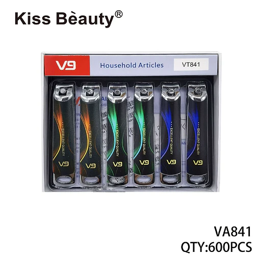Set de 6 Cortaúñas de Calidad Superior Kiss Beauty V9 con Diseño Moderno - Chuys Beautys | Chuy's Beautys
