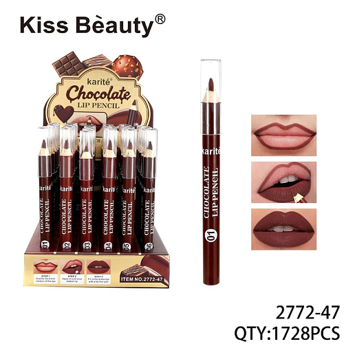 Delineador de Labios Tono Chocolate Karité Kiss Beauty - Chuys Beautys | Chuy's Beautys