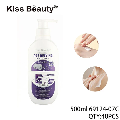 Loción Corporal Antiedad con Vitamina E y Antioxidantes Kiss Beauty - Chuys Beautys | Chuy's Beautys
