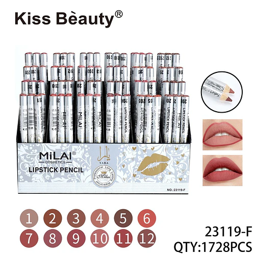 Lápiz labial delineador MiLAI Cosmetics de larga duración y a prueba de agua - Chuys Beautys | Chuy's Beautys