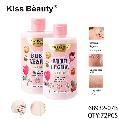 Kiss Beauty Loción Corporal Bubble Legum Hidratante y Elasticidad - Chuys Beautys | Chuy's Beautys