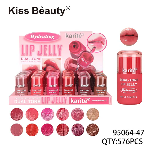 Jelly Labial Dual-Tone Hidratante Karité para Labios Suaves - Chuys Beautys | Chuy's Beautys