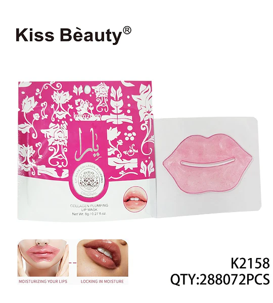Mascarilla Labial de Colágeno Plumping Kiss Beauty