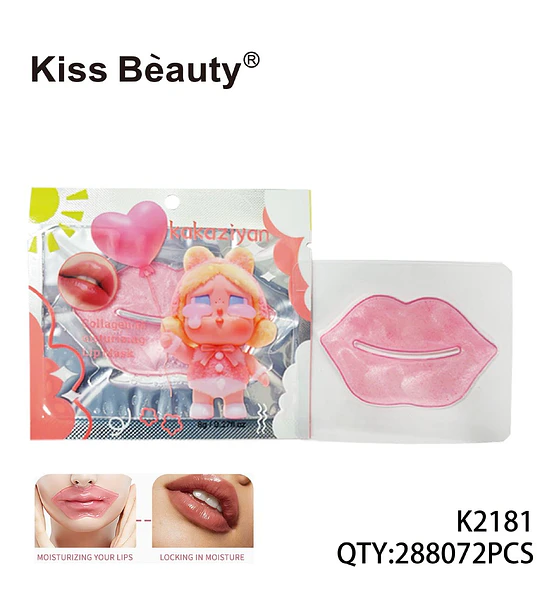 Mascarilla de Labios Hidratante con Colágeno Kiss Bèauty