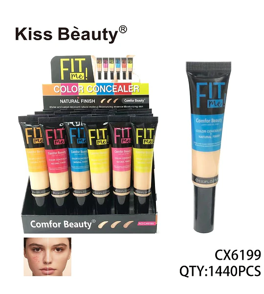 Corrector de Color Fit me! Comfor Beauty con Acabado Natural Kiss Beauty