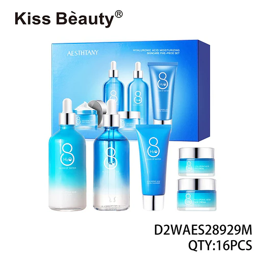 Set de Skincare Hidratante con Ácido Hialurónico Kiss Beauty Aesthtany - Chuys Beautys | Chuy's Beautys
