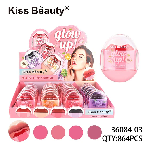 Labial Mágico Hidratante Glow Up Kiss Bèauty con Esencia Frutal - Chuys Beautys | Chuy's Beautys