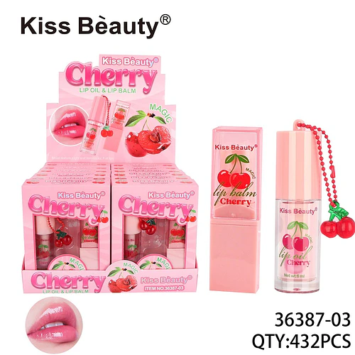 Set Dúo Labial Aceite y Bálsamo Mágico Cereza Kiss Bèauty - Chuys Beautys | Chuy's Beautys