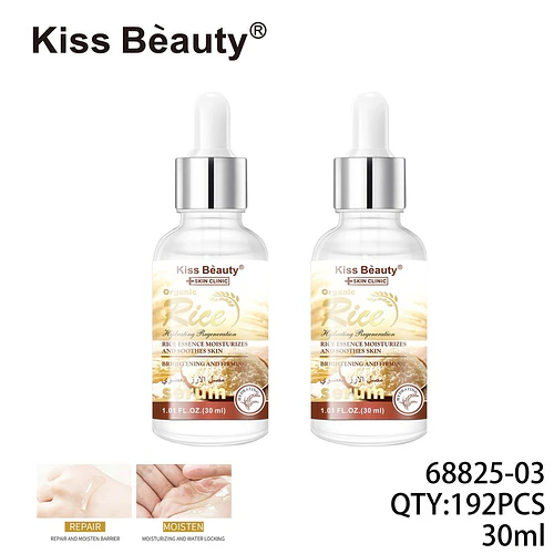 Serum facial hidratante y regenerador de arroz Kiss Beauty - Chuys Beautys | Chuy's Beautys