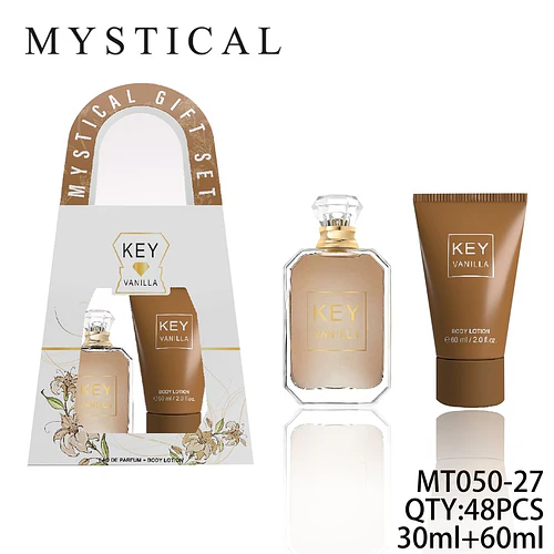 Set de fragancia y loción corporal Mystical Key Vanilla 30ml + 60ml - Chuys Beautys | Chuy's Beautys