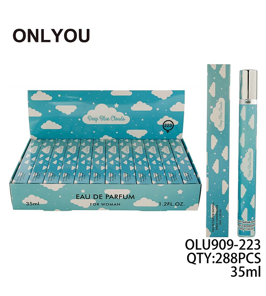 Eau de Parfum ONLYYOU Deep Blue Clouds para Mujer 35ml