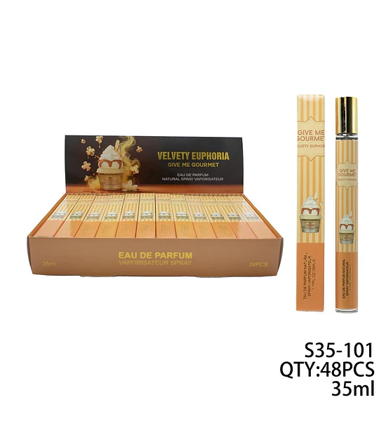 Perfume Spray Velvety Euphoria Give Me Gourmet Eau de Parfum 35ml