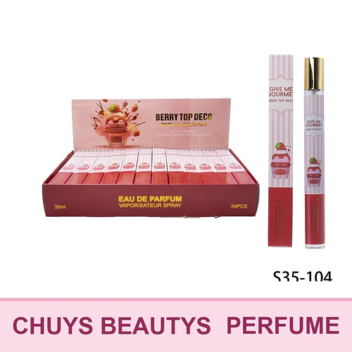 Perfume Eau de Parfum Berry Top Deco Gourmet aroma fresa 35ml - Chuys Beautys | Chuy's Beautys