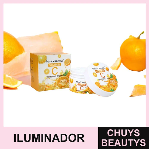 Crema iluminadora con vitamina C y ácido kójico - Crema - Chuys Beautys | Chuys Beautys