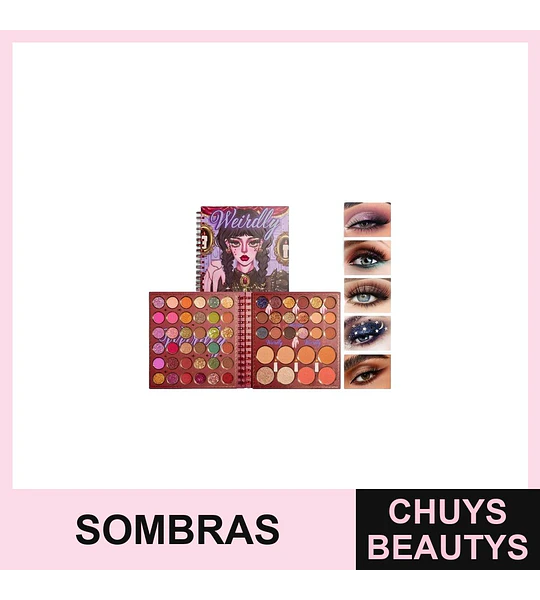 Paleta de Sombras Vibrantes Kevin & Coco
