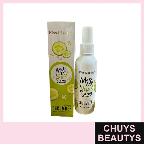 Fijador de Maquillaje Spray Refrescante Kiss Beauty - KISS BEAUTY | Chuys Beautys