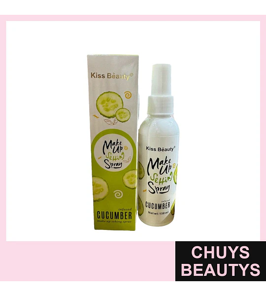 Fijador de Maquillaje Spray Refrescante Kiss Beauty