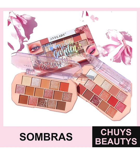 Paleta de sombras cálidas ANYLADY