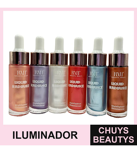 Iluminador Líquido Brillo Natural Romantic Beauty