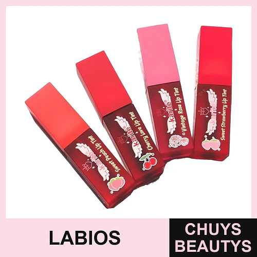 Set de Tintas Labiales Tonos Cereza Rojizos KARITE - KARITE | Chuys Beautys