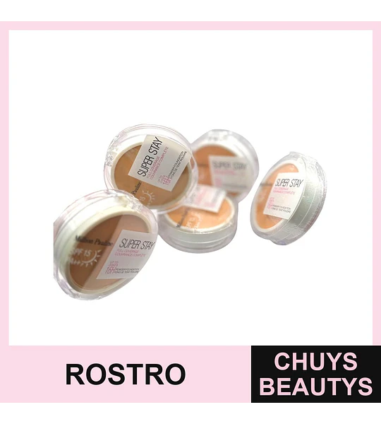 Base de Maquillaje en Polvo Compacto Doble Super Stay Million Pauline