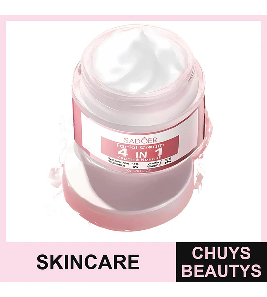 Crema Facial 4en1 Niacinamida y Retinol SADOER Skincare
