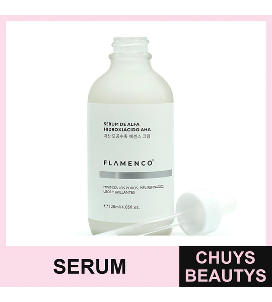 Sérum AHA Exfoliante Suave Flamenco para Piel Radiante