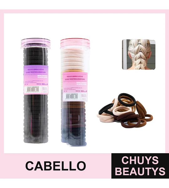 Colets para Cabello Suaves y Resistentes MAX BELLEZA