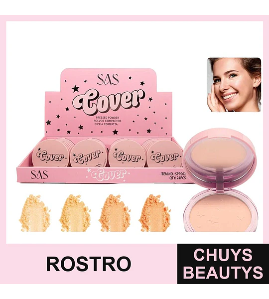 Polvo Compacto Suave Acabado Mate SAS COSMETICS