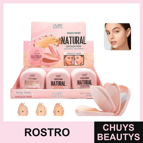 Polvo Fijador y Corrector en Crema USHAS - USHAS | Chuys Beautys