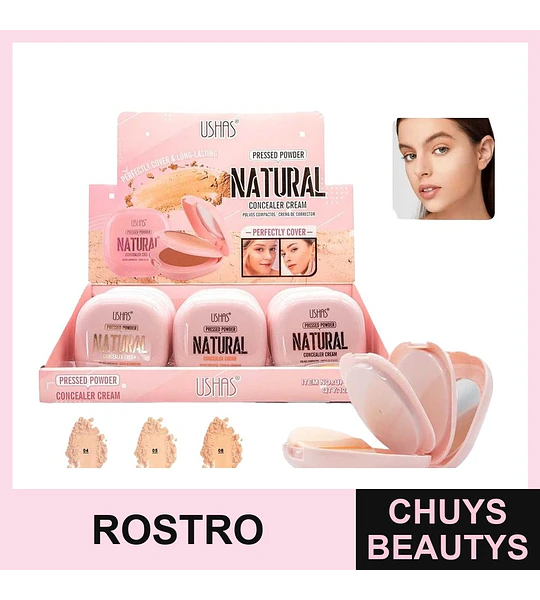 Polvo Fijador y Corrector en Crema USHAS