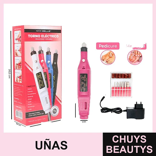 Torno Eléctrico para Uñas MAX BELLE - MAX BELLE | Chuys Beautys