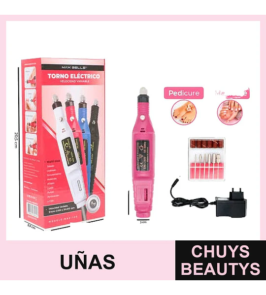 Torno Eléctrico para Uñas MAX BELLE