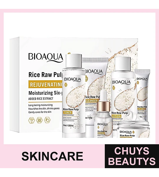 Set Skincare Hidratante Rejuvenecedor Kiss Beauty con Ácido Hialurónico