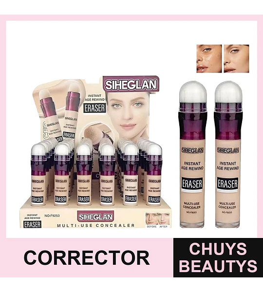 Corrector Líquido Cobertura Natural Kiss Beauty