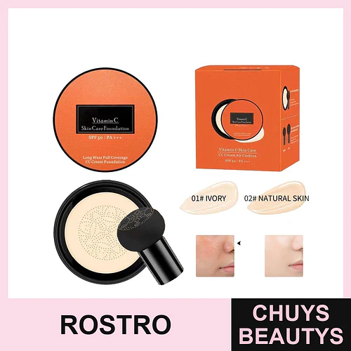 Base de Maquillaje Efecto Cushion Vitamina C Kiss Beauty - kiss beauty | Chuys Beautys