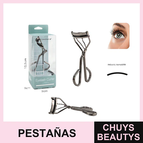 Encrespador de Pestañas Negro Max Belle - max belle | Chuys Beautys