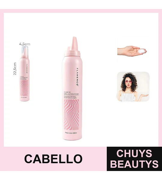 Espuma para el Cabello Fijación Suave Max Belle