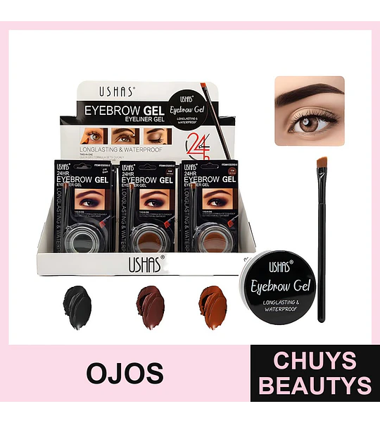 Gel para Cejas Fijación Larga Duración Max Belle