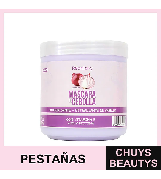 Máscara Hidratante Cabello Cebolla BUBBALUU