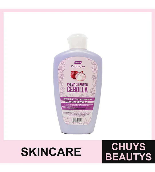 Crema de Peinar Suavizante BUBBALUU Cebolla