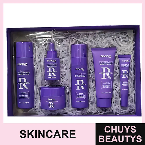 Kit Facial Retinol BIOAQUA - Cuidado Anti Edad - BIOAQUA | Chuys Beautys