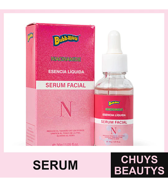 Sérum Facial Niacinamida BUBBALUU Hidratante