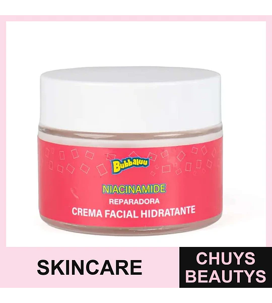 Crema Facial Niacinamida BUBBALUU Hidratante